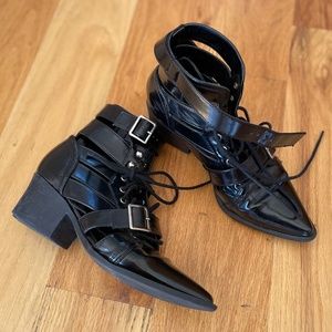 Buckle Ankle Boots (Chloé Rylee dupes)